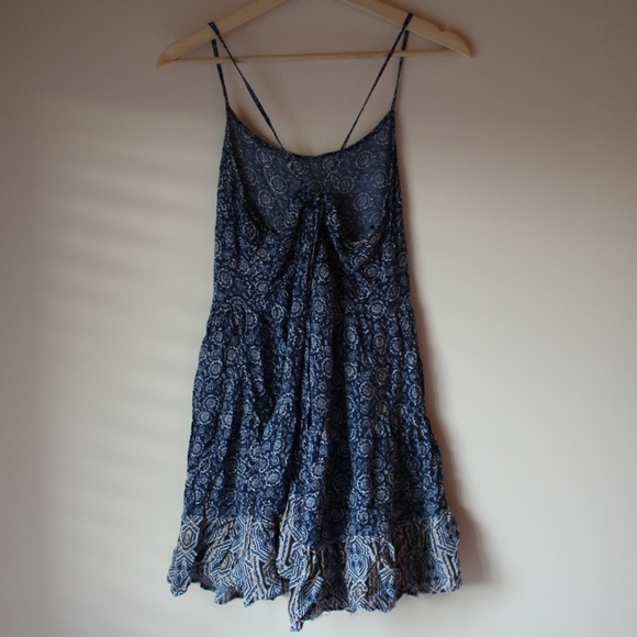 Blue boho dress - Picture 3 of 5